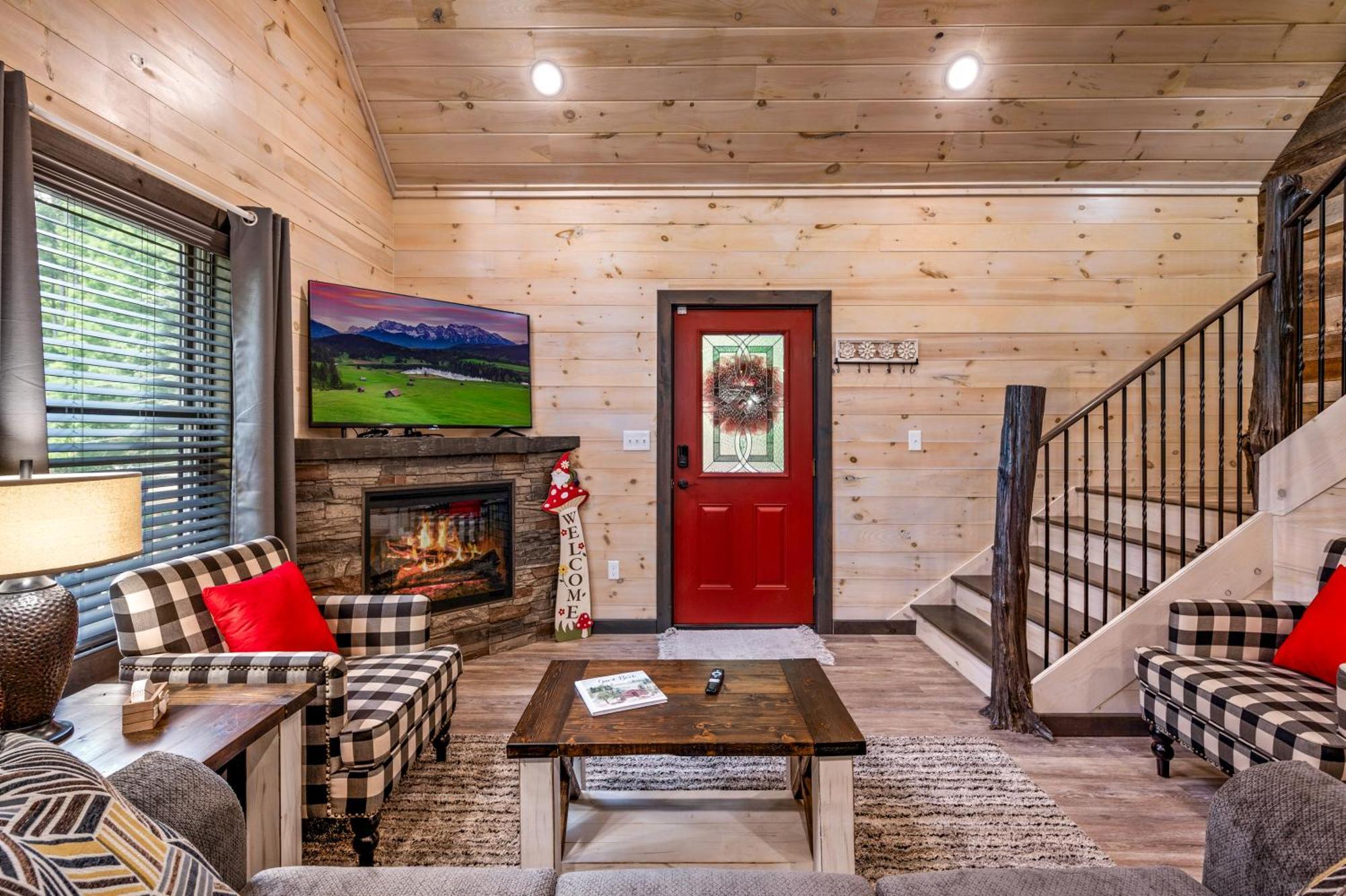 Lil Cabin In The Cove! Mtn Views, Theater, Hot Tub, Games, King Beds, Prime Location! เซอเวียร์วีล ภายนอก รูปภาพ